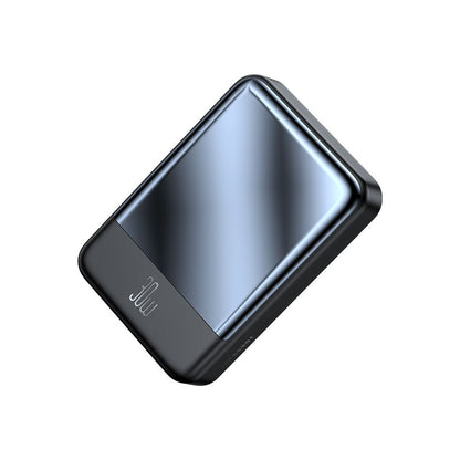 McDodo MC-5931 Ambilight Wireless External Battery, 10000mAh, 30W, PD + FQI, 1 x QI - 1 x USB-C, Black