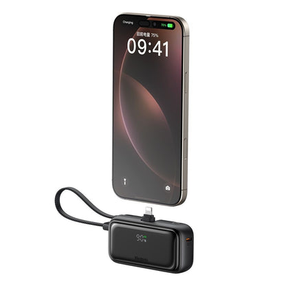 McDodo MC-7800 Freekit External Battery, 5000mAh, 22.5W, PD, 1 x Lightning - 2 x USB-C, Black