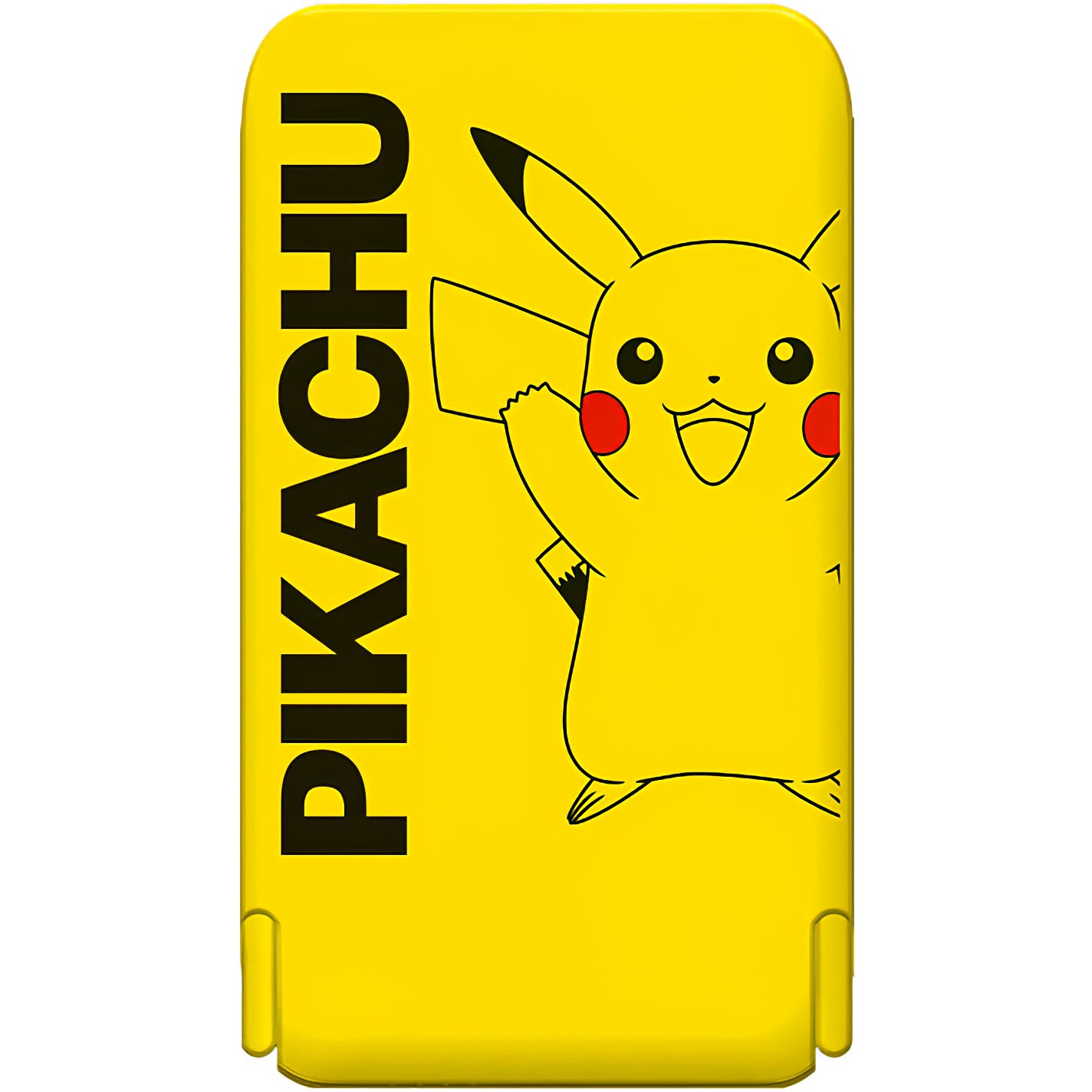OTL Pokemon Pikatchu Wireless External Battery, 5000mAh, 20W, PD + FQI, 1 x QI - 1 x USB-C, Yellow PK1191