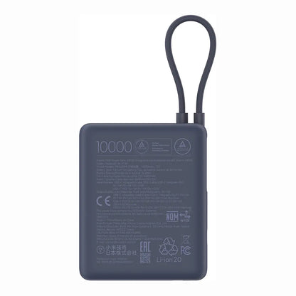 Xiaomi PB1033MI External Battery, 10000mAh, 33W, QC + PD, 1 x USB-A - 2 x USB-C, Navy Blue BHR9341GL