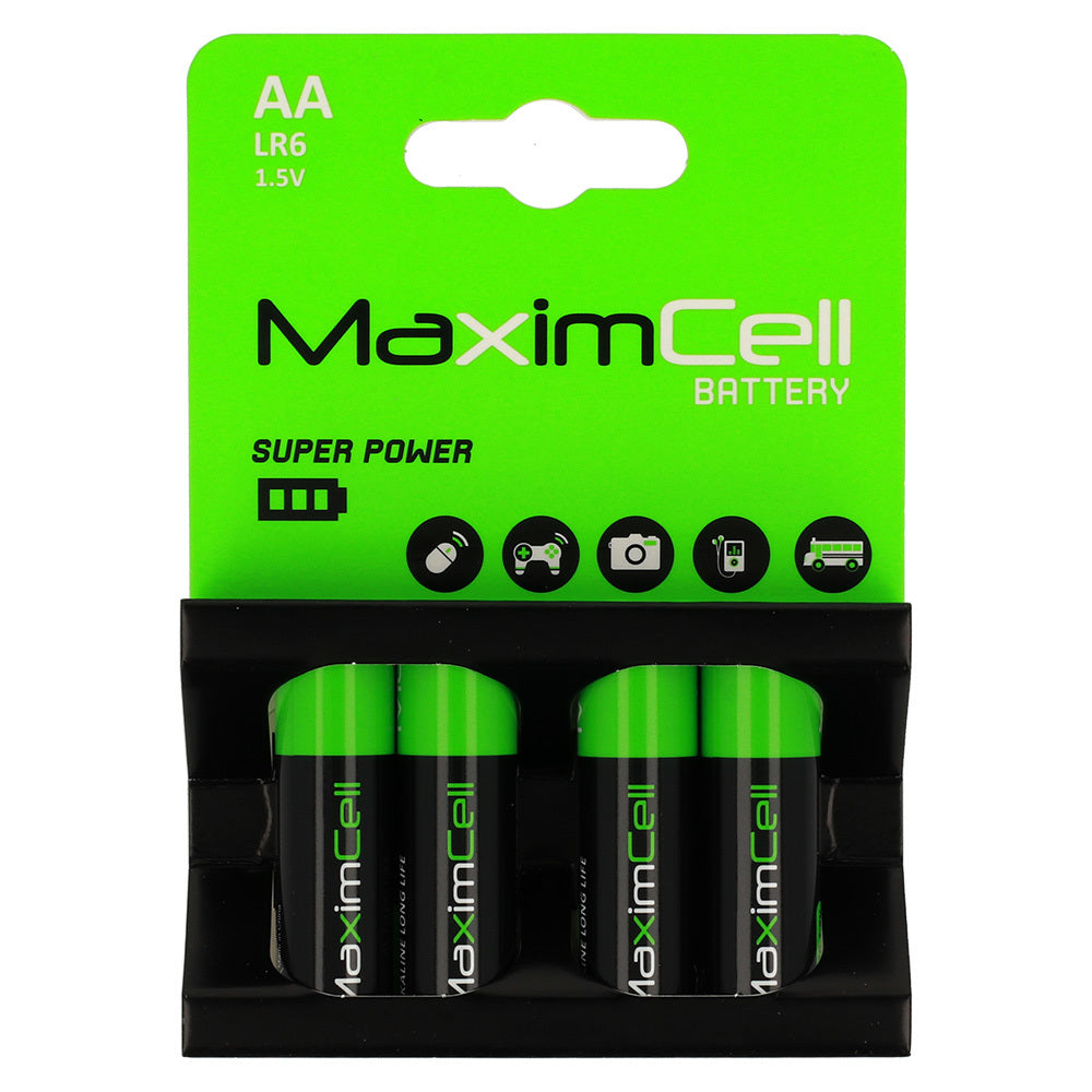MaximCell Super Power Battery, AA / LR6, Set of 4 pieces