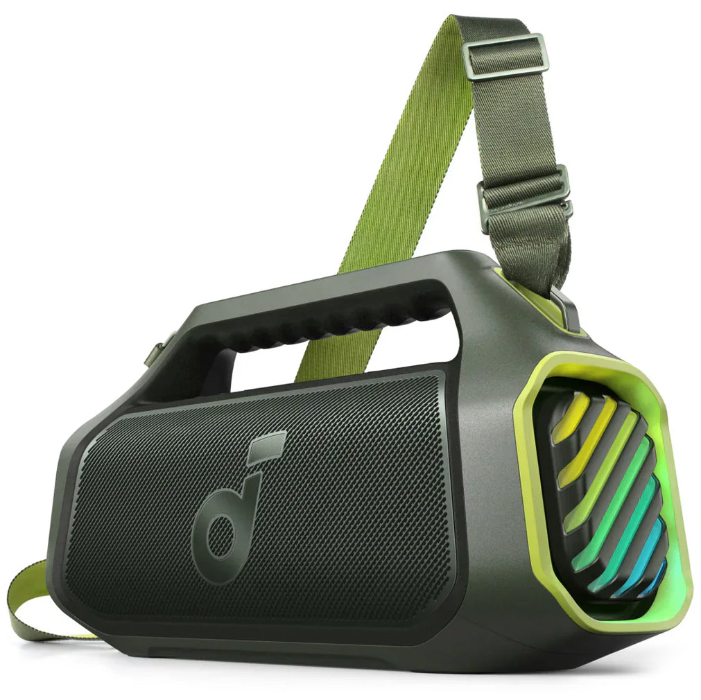 Portable Bluetooth Speaker Anker Soundcore Boom 2 Plus, 140W, RGB, Waterproof, Green A3134061 