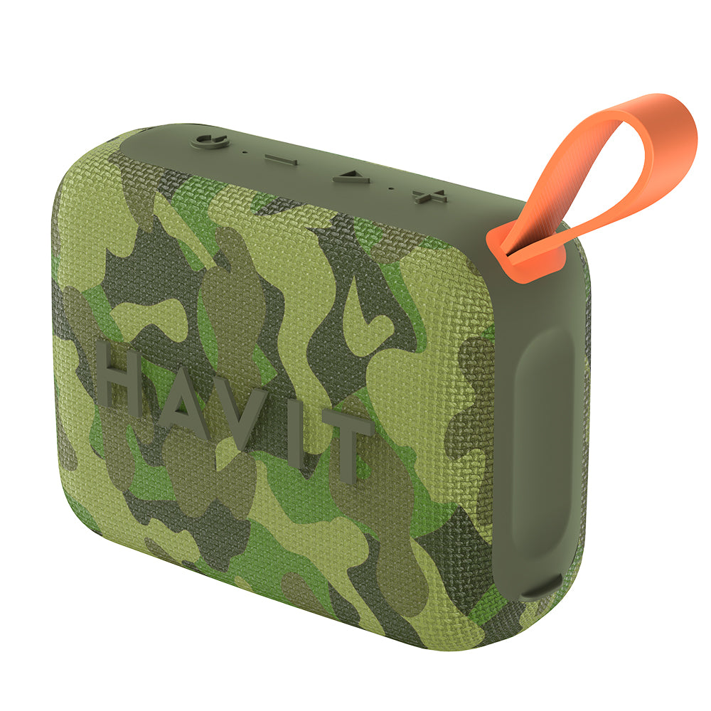 HAVIT SK874BT Portable Bluetooth Speaker, 8W, Waterproof, Camouflage