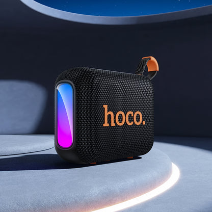HOCO HC31 Portable Bluetooth Speaker, 10W, TWS, RGB, Waterproof, Black