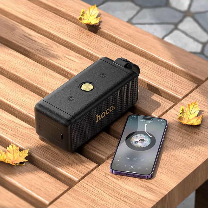 HOCO HT1 Pro Portable Bluetooth Speaker, 16W, TWS, Black