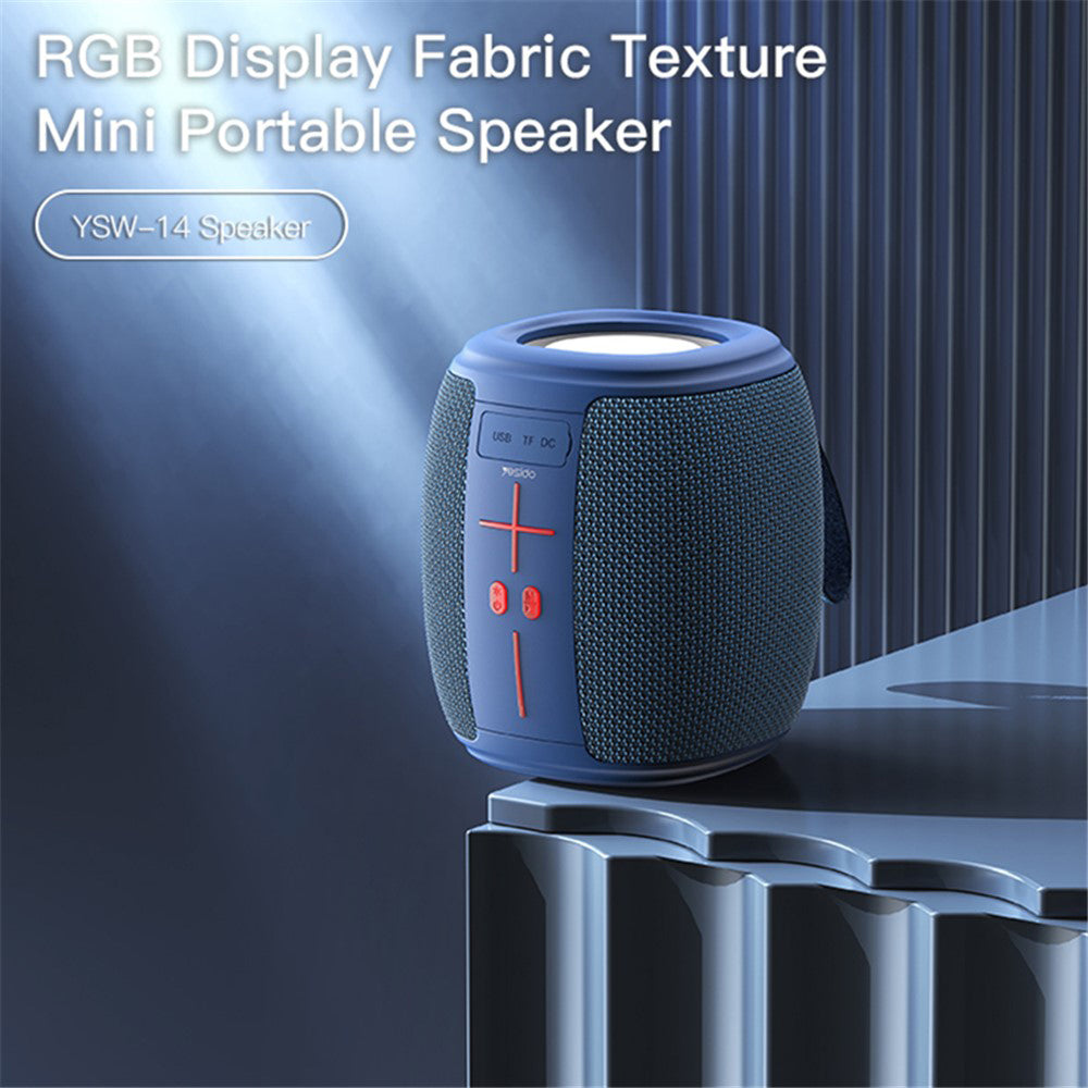 Yesido YSW14 Portable Bluetooth Speaker, 5W, RGB, Blue