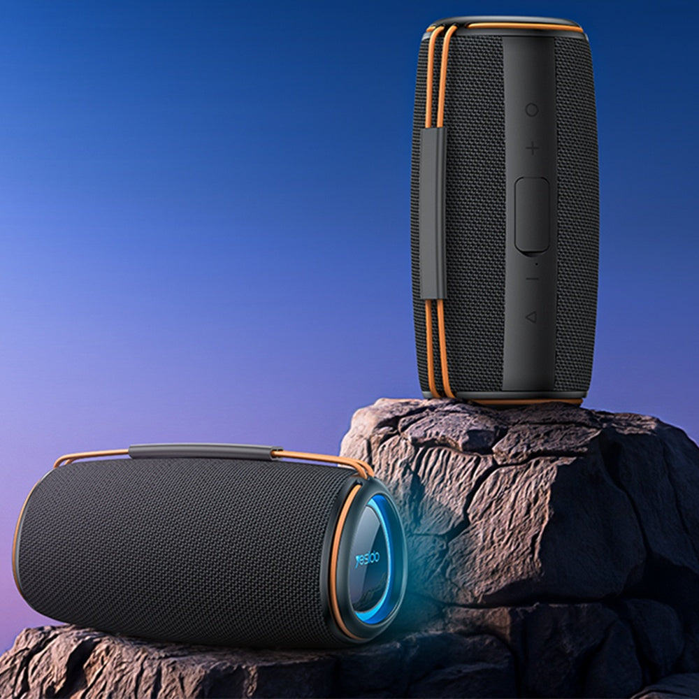 Yesido YSW38 Portable Bluetooth Speaker, 30W, TWS, RGB, Black