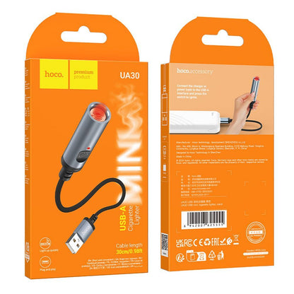 Car Lighter HOCO UA30, USB-A, 30cm