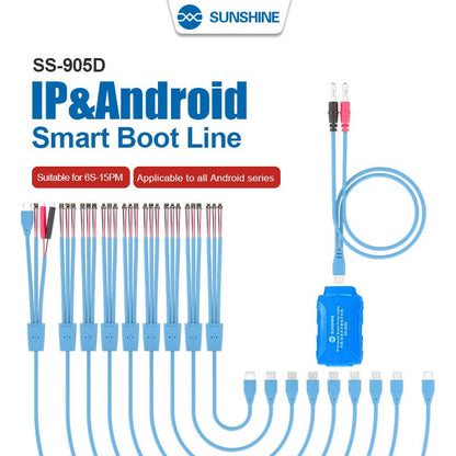 Sunshine SS-905D 21 Type Power Cable for Apple iPhone / Android Series