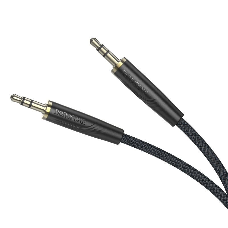 Audio Cable 3.5mm - 3.5mm Borofone BL23 Refinado, 1m, Black