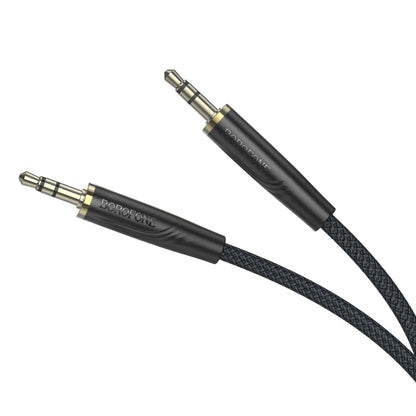 Audio Cable 3.5mm - 3.5mm Borofone BL23 Refinado, 1m, Black