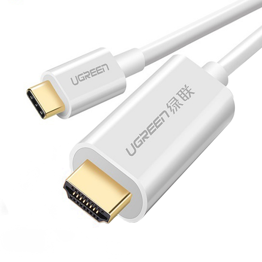 USB-C to HDMI Audio and Video Cable UGREEN MM121, 1.5m, White