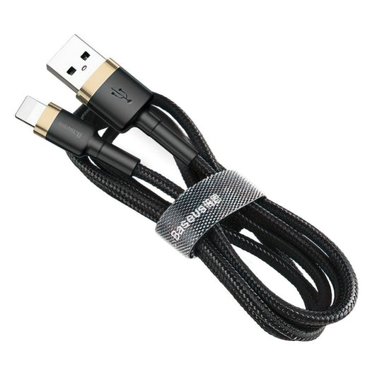 Baseus Cafule USB-A to Lightning Data and Charging Cable, 18W, 3m, Gold CALKLF-RV1