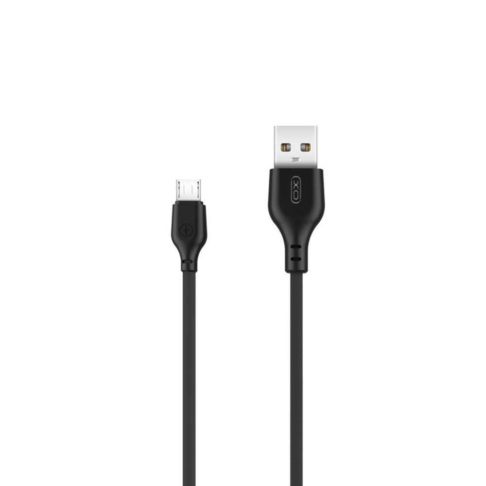 USB-A to microUSB Data and Charging Cable XO Design NB103, 18W, 1m, Black