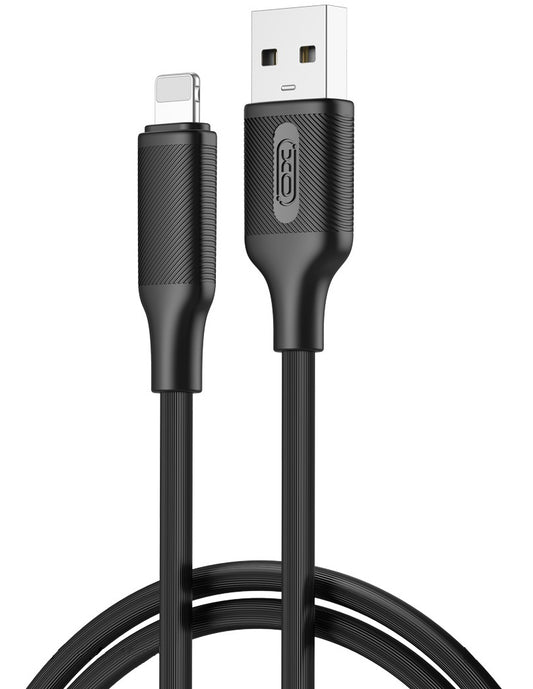 USB-A to Lightning Data and Charging Cable XO Design NB265, 18W, 1m, Black