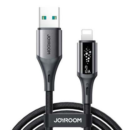 USB-A to Lightning Data and Charging Cable Joyroom S-A60 StarTalk, 18W, 1.2m, Black