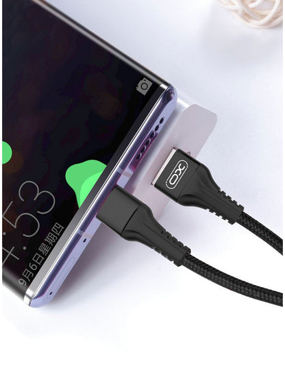 USB-A to microUSB Data and Charging Cable XO Design NB118, 18W, 1m, Red