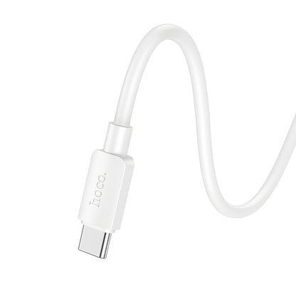 USB-A to USB-C Data and Charging Cable HOCO X96, 27W, 1m, White