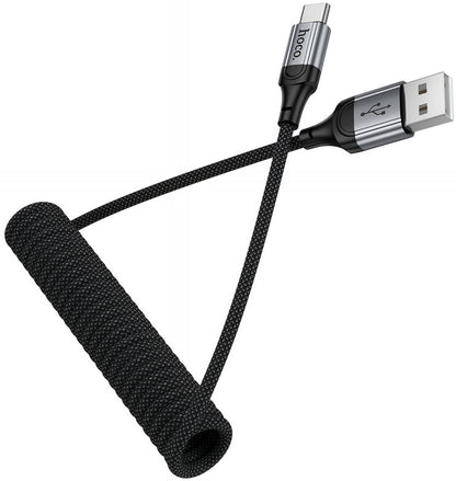 USB-A to USB-C Data and Charging Cable HOCO X121, 18W, 1.5m, Black