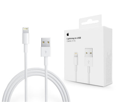 USB-A to Lightning Data and Charging Cable Apple A1480, 18W, 1m, White MUQW3ZM/A