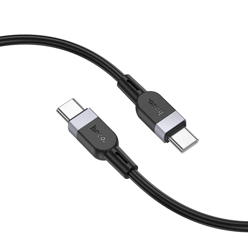 USB-C Data and Charging Cable - USB-C HOCO X109, 60W, 2m, Black