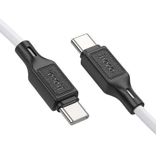 USB-C Data and Charging Cable - USB-C HOCO X90, 60W, 1m, White