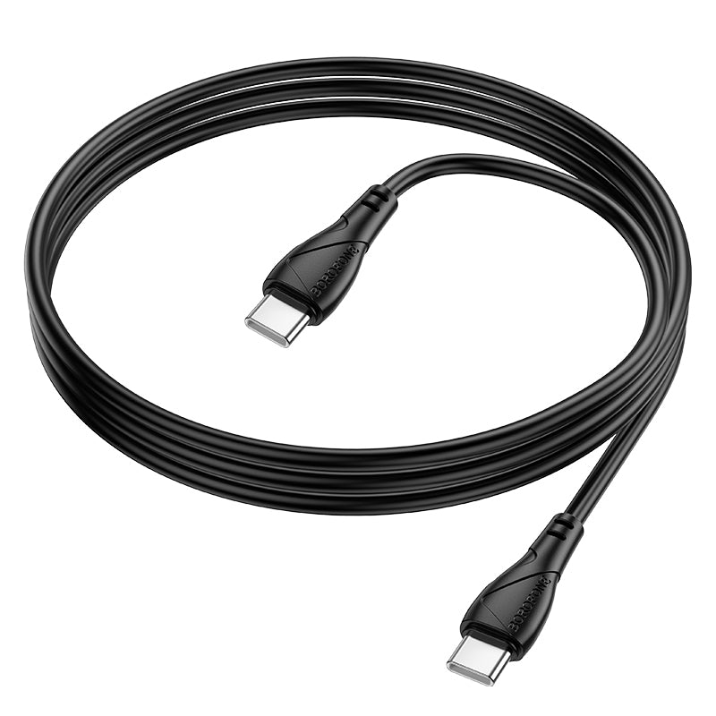 USB-C Data and Charging Cable - USB-C Borofone BX121 Energy, 60W, 1m, Black