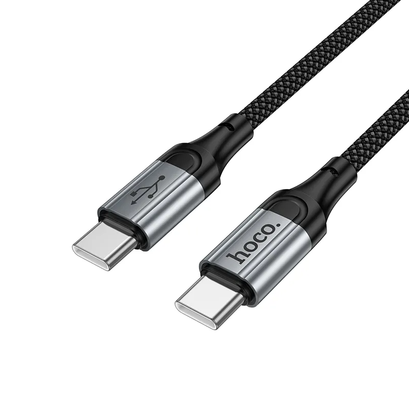 USB-C Data and Charging Cable - USB-C HOCO X121, 60W, 1.5m, Black