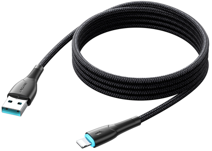Joyroom S-A32 USB-A to Lightning Data and Charging Cable, 18W, 1m, Black
