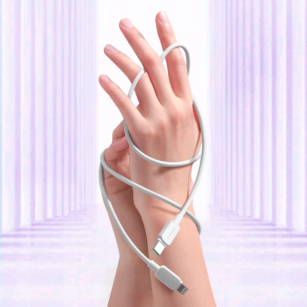 USB-C to Lightning Data and Charging Cable Joyroom S-A14, 30W, 1.2m, White