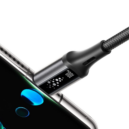USB-C Data and Charging Cable - USB-C Joyroom S-A60 StarTalk, 100W, 1.2m, Black