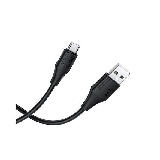USB-A to USB-C Data and Charging Cable HOCO X124, 18W, 1m, Black