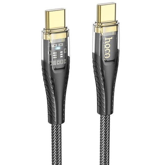 USB-C Data and Charging Cable - USB-C HOCO U121, 60W, 1.2m, Black