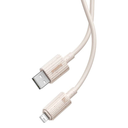 USB-A to Lightning Baseus Habitat Data and Charging Cable, 18W, 2m, Green P10360200631-01