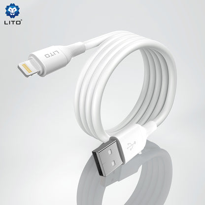 USB-A to microUSB Data and Charging Cable Lito LD06V, 18W, 1m, Black