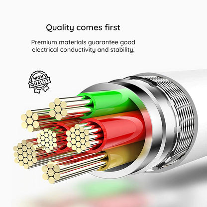 USB-A to USB-C Data and Charging Cable Lito LD03T, 18W, 1m, White