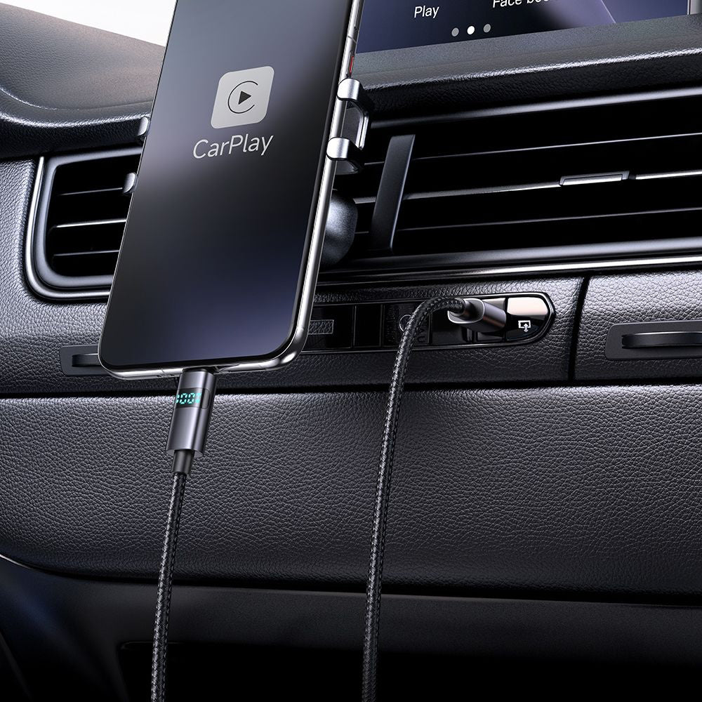 USB-A to USB-C McDodo CA-6520 Display Data and Charging Cable, 100W, 1.2m, Black