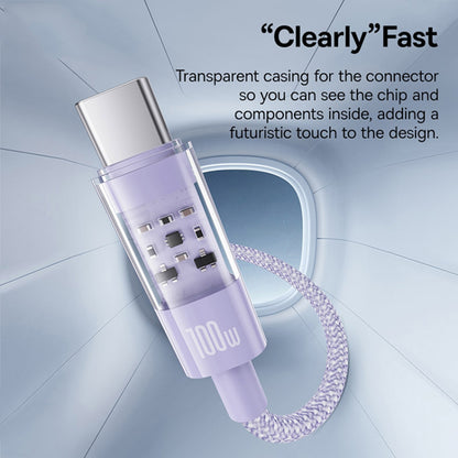 USB-C to Lightning Baseus Gem Data and Charging Cable, 20W, 1m, Purple P10373001511-00