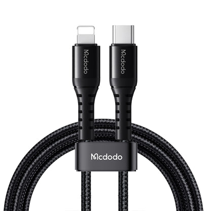 USB-C to Lightning McDodo Data and Charging Cable CA-5631, 36W, 1m, Black