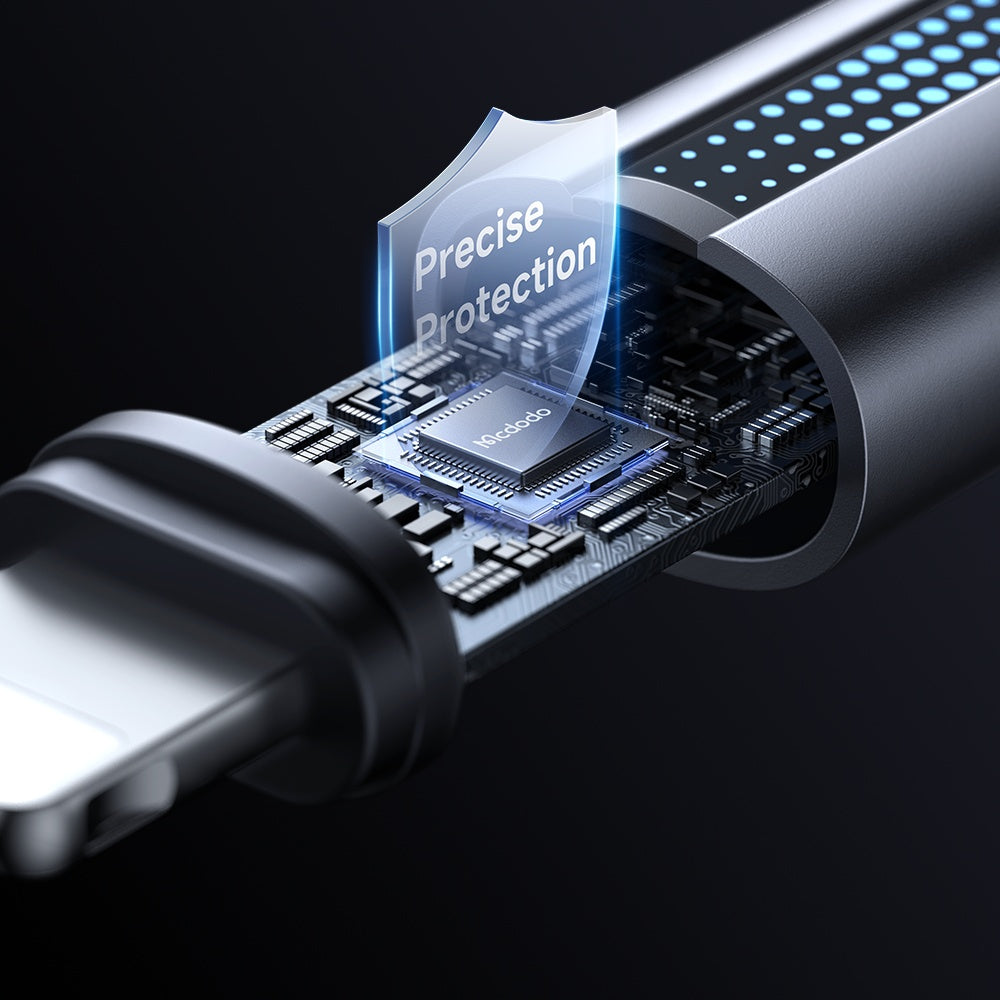 USB-C to Lightning McDodo CA-5710 Data and Charging Cable, 36W, 1.2m, Black