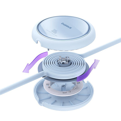 USB-C Data and Charging Cable - USB-C Baseus Free2Draw Mini Retractable, 100W, 1m, Blue P10364500311-00