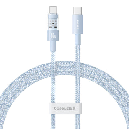 USB-C Data and Charging Cable - USB-C Baseus Gem, 100W, 2m, Blue P10373000311-01