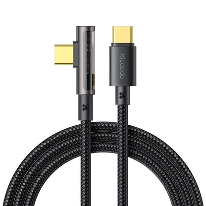 USB-C Data and Charging Cable - USB-C McDodo CA-3400 Angled, 100W, 1.2m, Black
