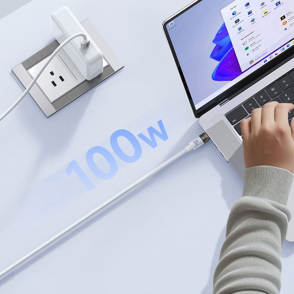 USB-C Data and Charging Cable - USB-C McDodo CA-5582, 100W, 1.2m, White