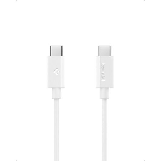 USB-C Data and Charging Cable - USB-C Spigen Essential, 60W, 1m, White