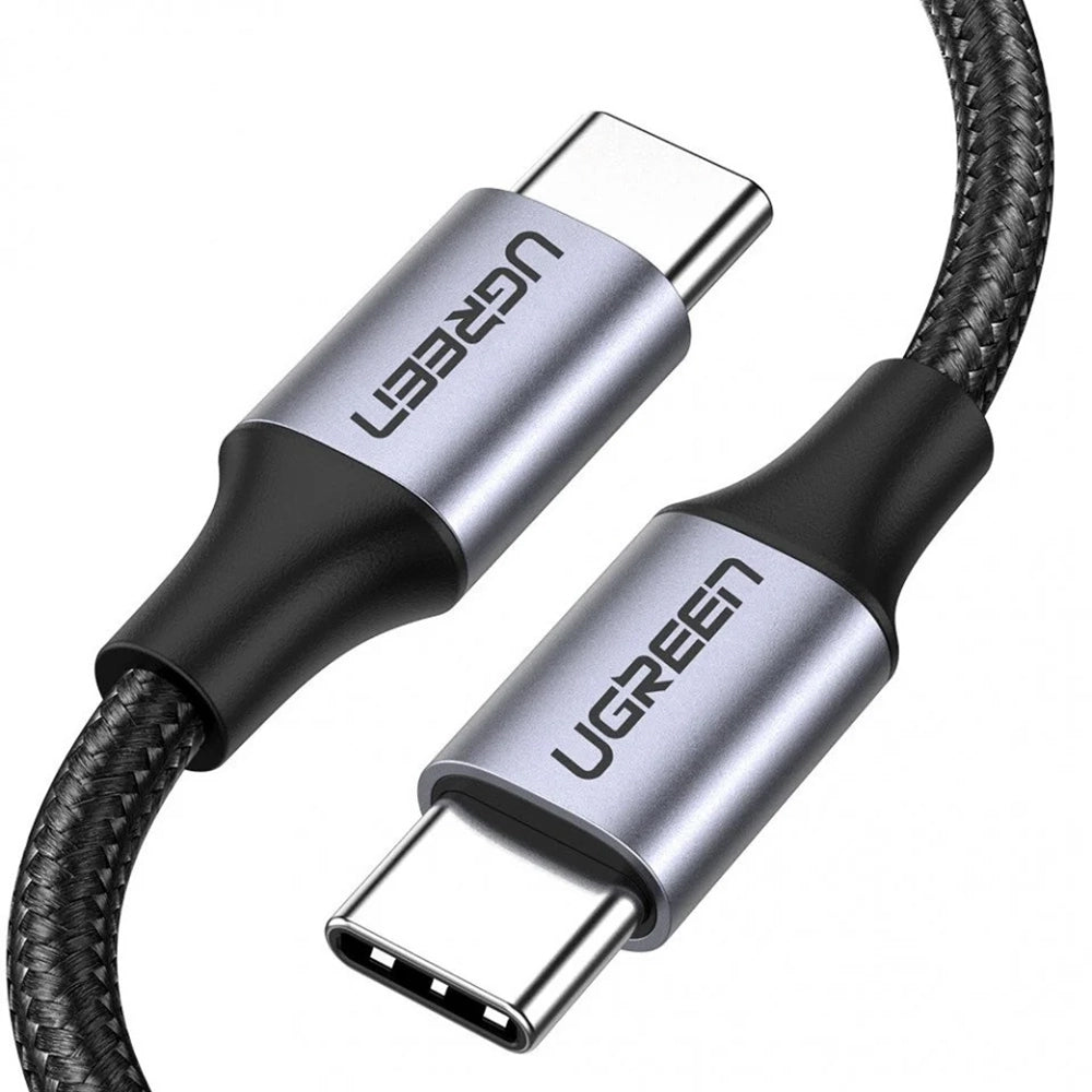 UGREEN US261 (50152) USB-C to USB-C Data and Charging Cable, 60W, 2m, Gray