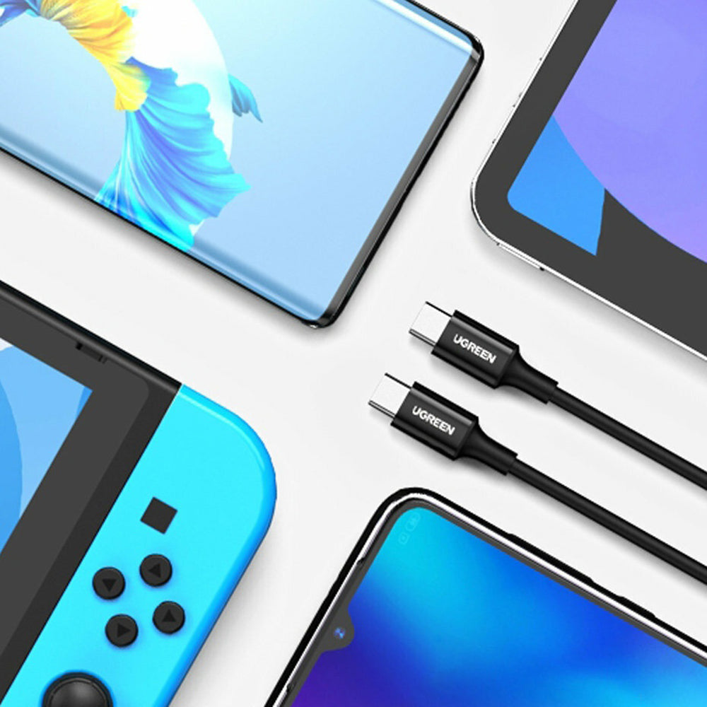 USB-C Data and Charging Cable - USB-C UGREEN US300 (80371), 100W, 1m, Black