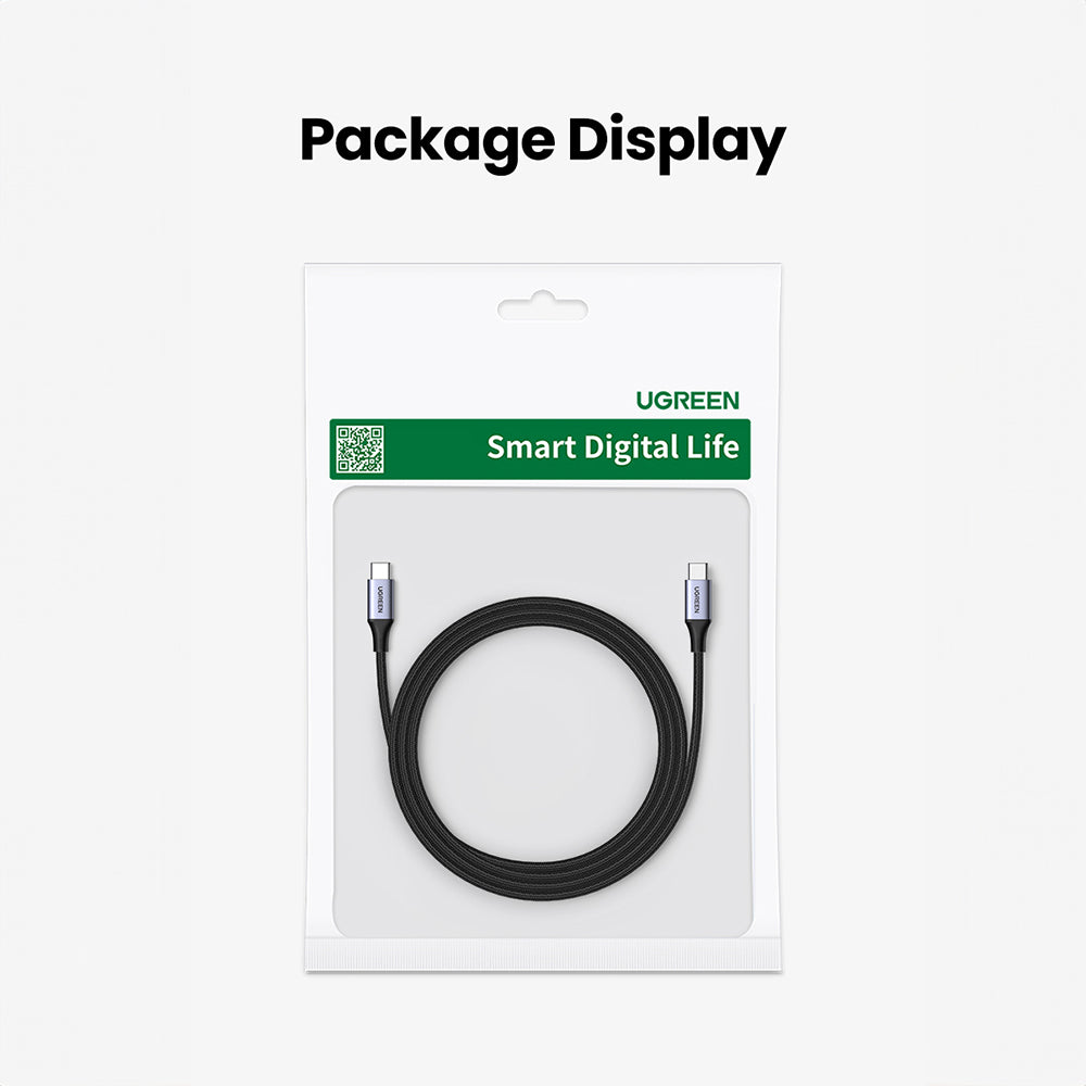 USB-C Data and Charging Cable - USB-C UGREEN US535, 240W, 1m, Gray