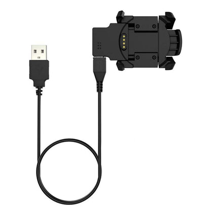 Techsuit TGC5 Charging Cable for Garmin Fenix 3 Sapphire / 3 HR / 3, USB-A, Black