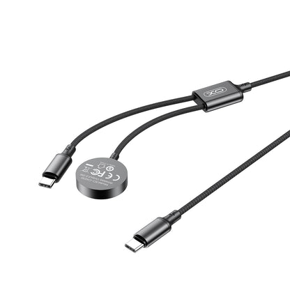 XO Design CX030 Wireless Charger for Apple Watch Series, USB-C, Black